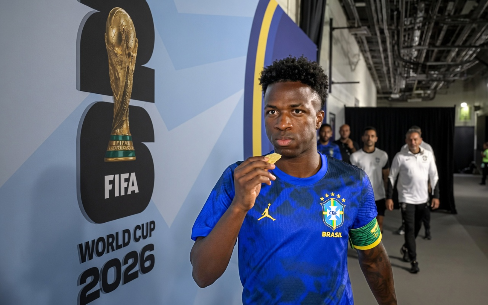 Por que Vinicius come piña antes de cada partido de Brasil en Mundial 2026