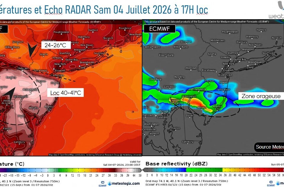 Temperatura Francia vs Paraguay riesgo tormenta eléctrica