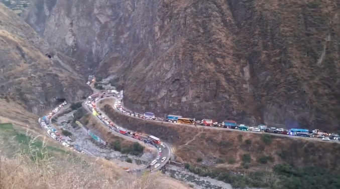 trafico carretera central