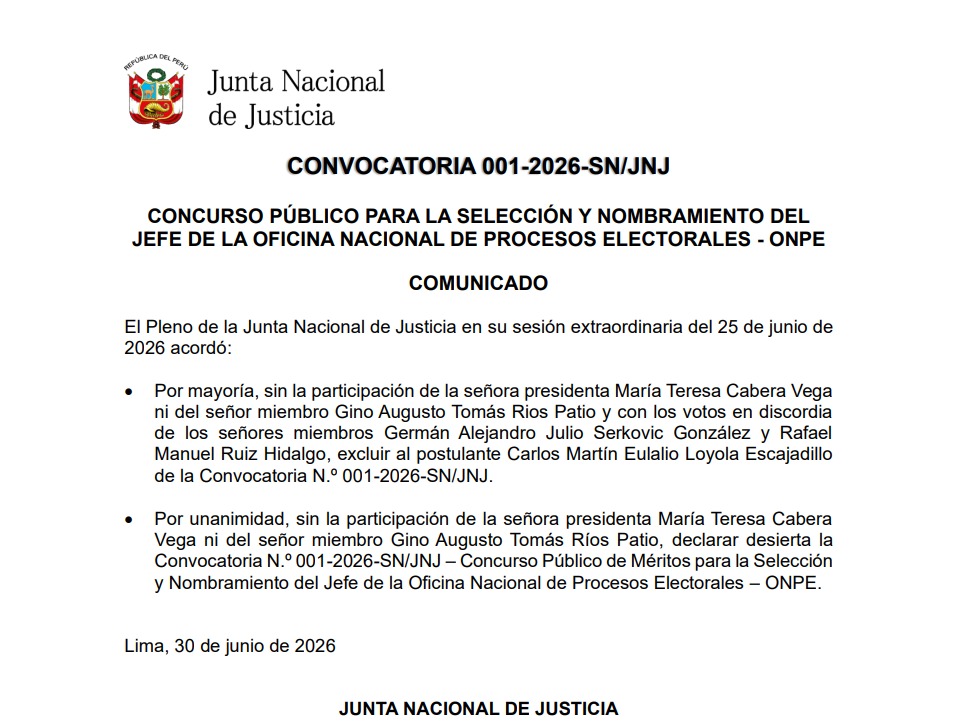 JNJ ONPE