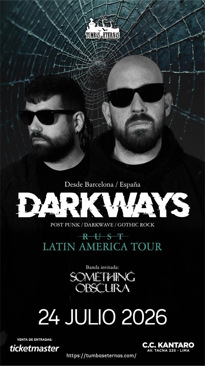 Darkways llega a Lima con un único concierto como parte de su gira por Latinoamérica