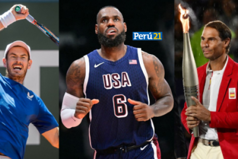 Murray, LeBron y Nadal van por el todo o nada a París 2024 (Fotos: AFP).