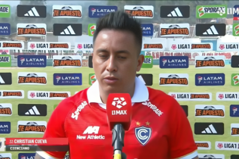 Christian Cueva declara como futbolista de Cienciano (Foto L1 Max)