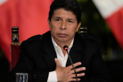 Pedro Castillo fue preso en diciembre de 2022 por el golpe de Estado fallido