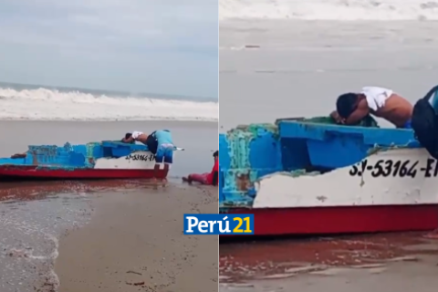 Pescadores artesanales de El Ñuro. 