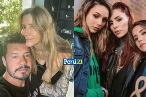 Marcelo Tinelli, sus hijas y Milett Figueroa