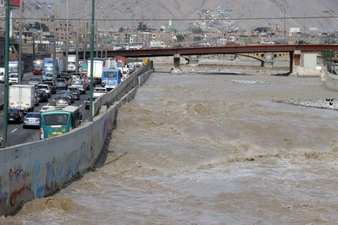 Aumento del caudal del río Rímac genera alerta