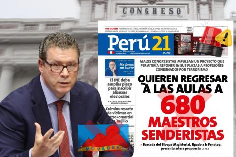 Piden citar al ministro de Educación a la comisión de sector en el Congreso.