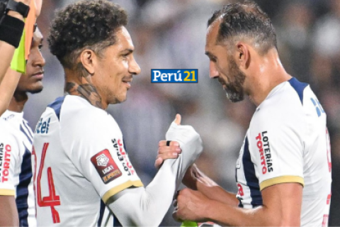 Paolo Guerrero y Hernán Barcos Alianza Lima