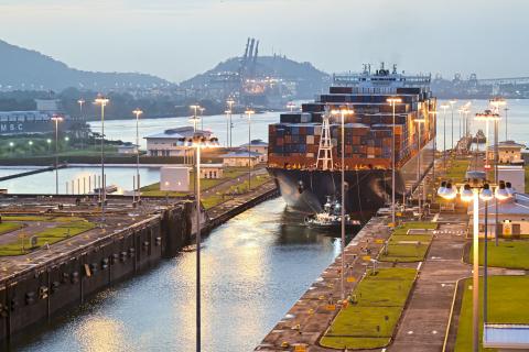 Canal de Panamá a manos de empresas estadounidenses. Foto: AFP