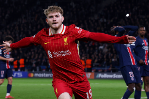 Harvey Elliot le dio el triunfo al Liverpool ante el PSG por la ida de los octavos de la UEFA Champions League