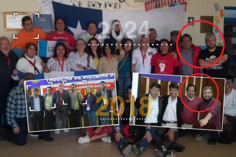 Edgar Tello en Chile en coalición internacional castillista ligada al Movadef.