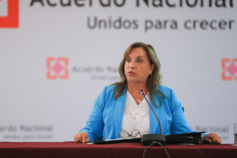 Dina Boluarte. Foto Presidencia
