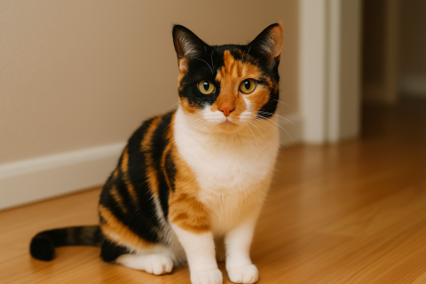 Los gatos calicó destacan por su distintivo patrón tricolor.