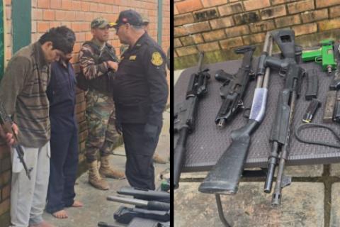 Dos criminales detenidos en Pataz. La Policía investiga si tienen conexión con el crimen en la empresa R&R.
