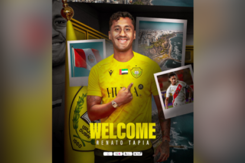 Renato Tapia firmó por Al Wasl de Emiratos Árabes Unidos
