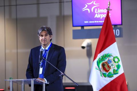 Juan José Salmón destacó el aporte económico del nuevo terminal del Aeropuerto Jorge Chávez. (Foto: Perú21)