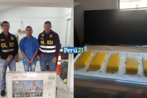 droga en televisor