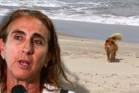 Natalia y su perro
