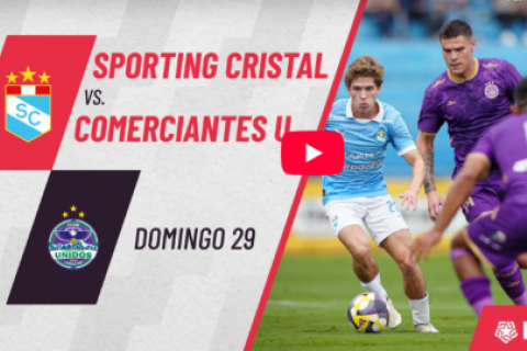 Sporting Cristal Comerciantes Unidos goles video resumen