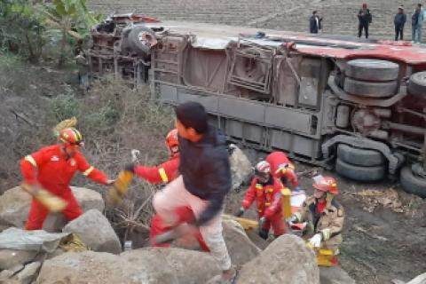 accidente barranca