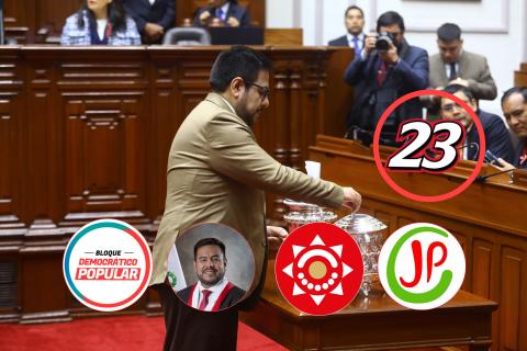 Tercera lista junta 23 votos clave
