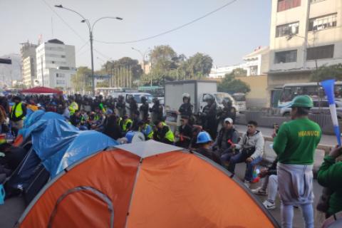 Campamento minero. 