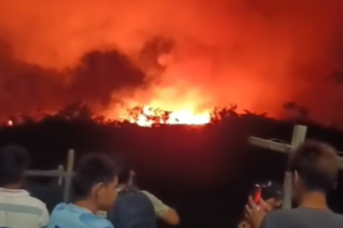 Incendio forestal en Ucayali