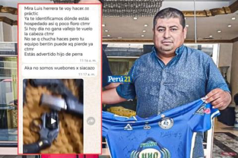 amenazan a gerente del club bentin heroica tacna