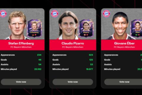 Claudio Pizarro nominado a héroe del Bayern Munich en FC26