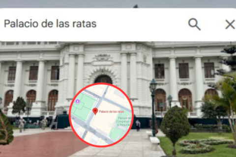 Congreso es renombrado como Palacio de las ratas tras hackeo de Google Maps