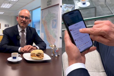 Embajador de la Unión Europea en Perú ya votó por el Pan con Chicharrón Para mí está claro