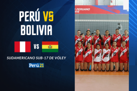 Perú vs Bolivia EN VIVO sudamericano sub-17 vóley gratis