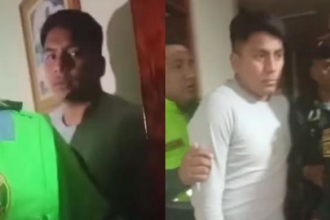 detienen a policias  en hostal