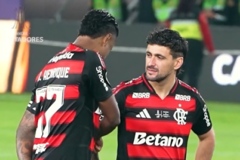 Filtran conversación entre Bruno Henrique y Arrascaeta Copa Libertadores 2025