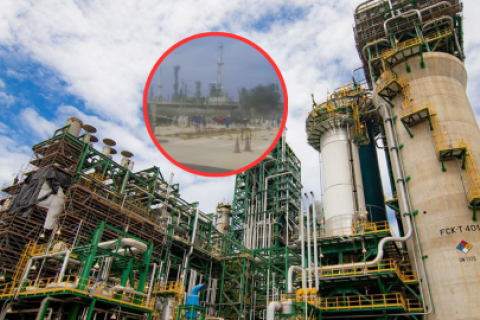 Incendio en Refinería Talara Petroperu