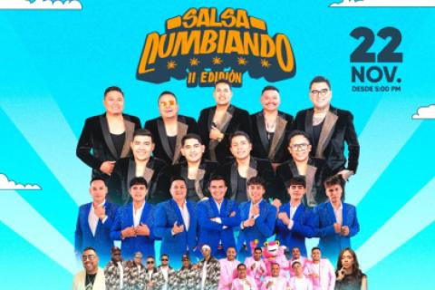 Afiche del concierto Salsacumbiando 2025