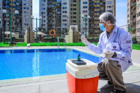 piscina saludable