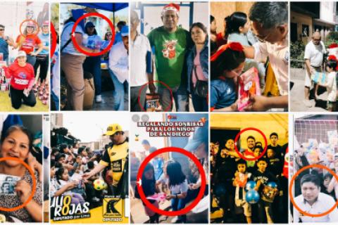 Se creyeron Papá Noel: Candidatos dieron dádivas, regalos y dinero.  