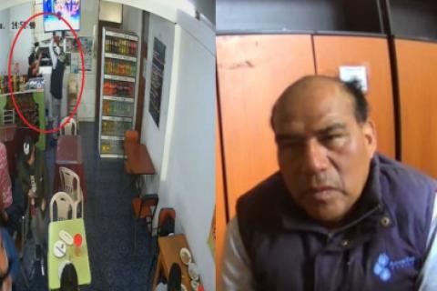 sujeto rocía gasolina arequipa