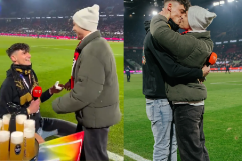 Árbitro pide matrimonio a su novio previo al Koln vs Wolfsburgo Bundesliga