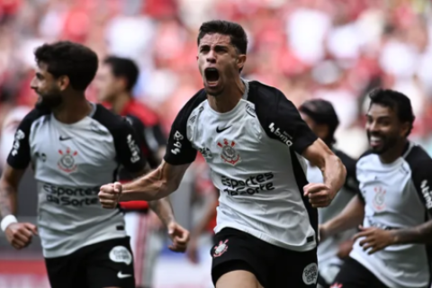 Corinthians le ganó a Flamengo y se corona campeón de la Supercopa de Brasil