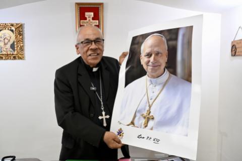 Monseñor Carlos García Camader. Presidente de la Conferencia Episcopal Peruana