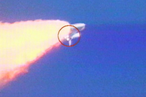el terrible accidente del transbordador espacial Columbia