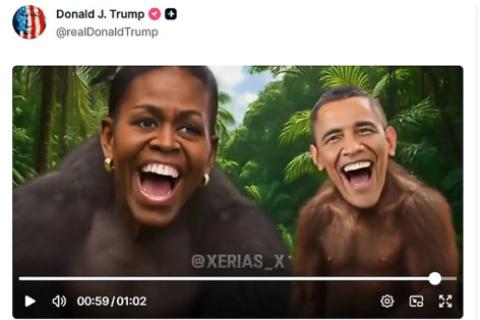 OBAMA Y SU ESPOSA 