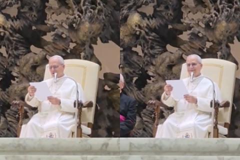 papa leon xiv saluda a chiclayo