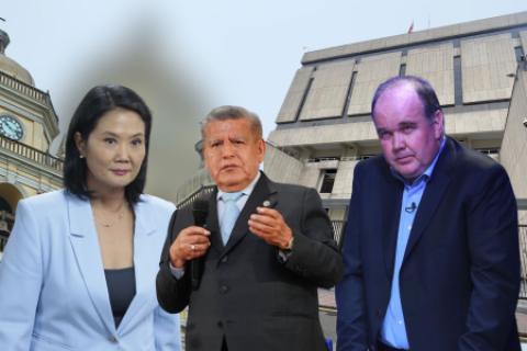 keiko, acuña y Rafael Lopez Aliaga