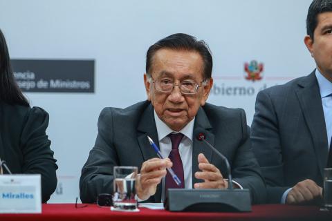 Presidente José Balcázar informa que crisis energética culmina este fin de semana. Foto: Presidencia