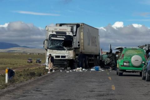 choque frontal carretera arequipa