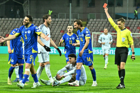 Italia sumará 16 años sin Mundial cayó en penales ante Bosnia y Herzegovina
